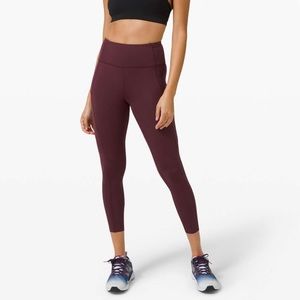 lululemon Fast and Free Tight II 25" *Non-Reflective Nulux